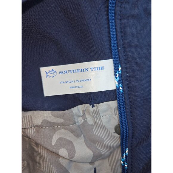 Southern Tide Mens Intercoastal Pants 38x30 Navy Blue Casual Nylon Blend - Picture 5 of 8